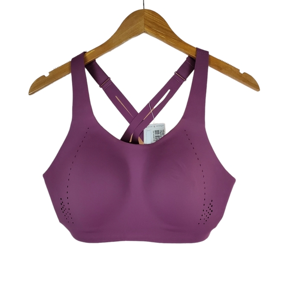 SOLD Lululemon Air Support Bra Womens Size 38C Vintage Plum High Impact Running - Picture 3 of 11